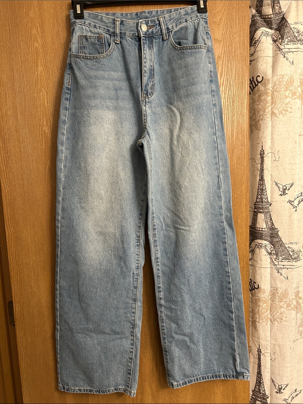 SHEIN Light Blue Boyfriend Jeans